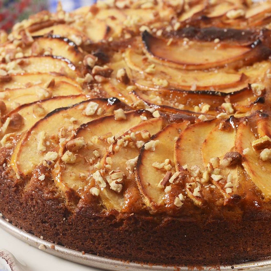 Apple Gingerbread Cake Recipe - Joyofbaking.com *Video Recipe*