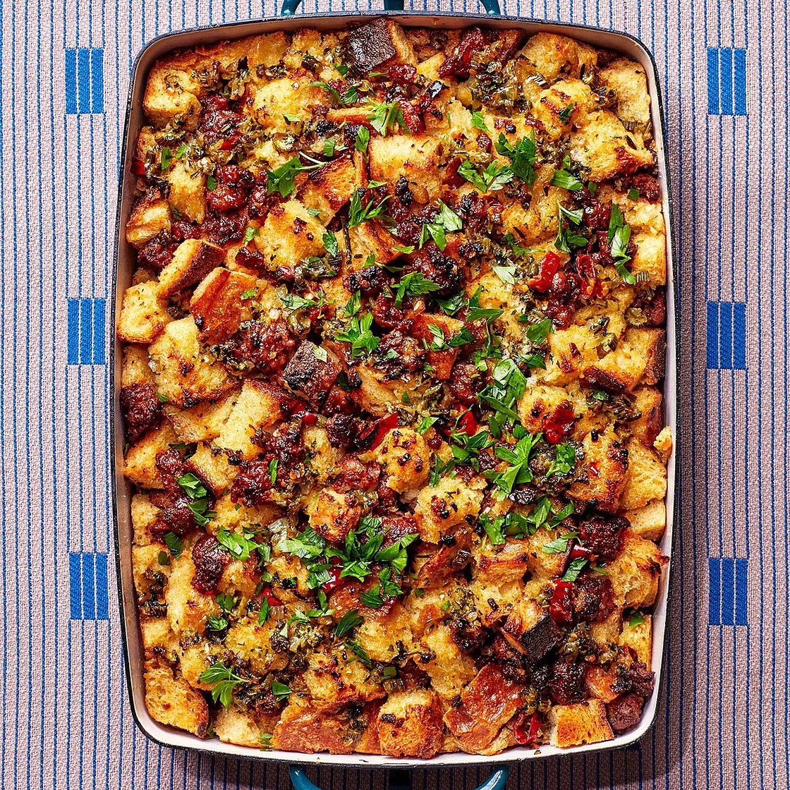 Chorizo and Calabrian Chile Stuffing