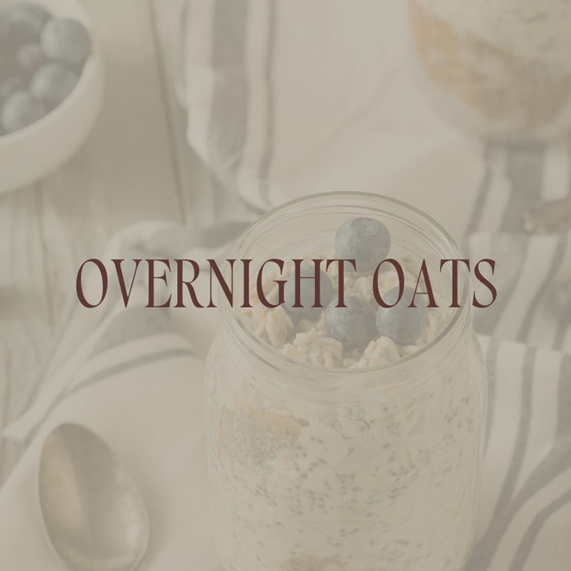 Overnight Oats — Neu by Nicole