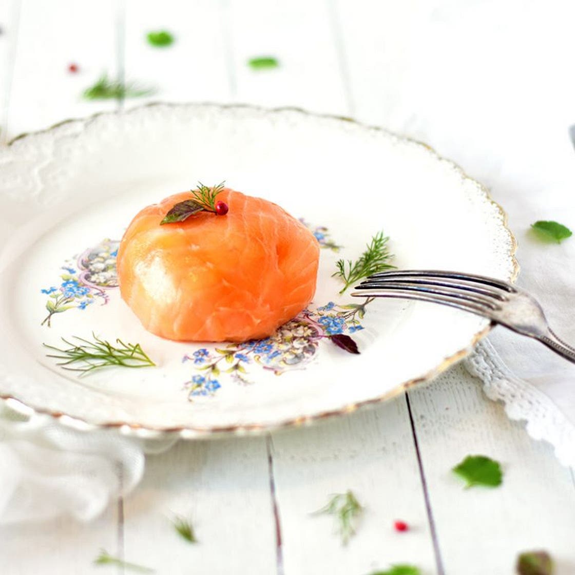 Dômes de truite au fromage frais