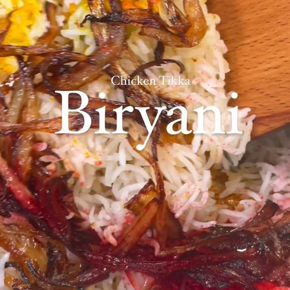 Boneless Chicken Tikka Masala Biryani