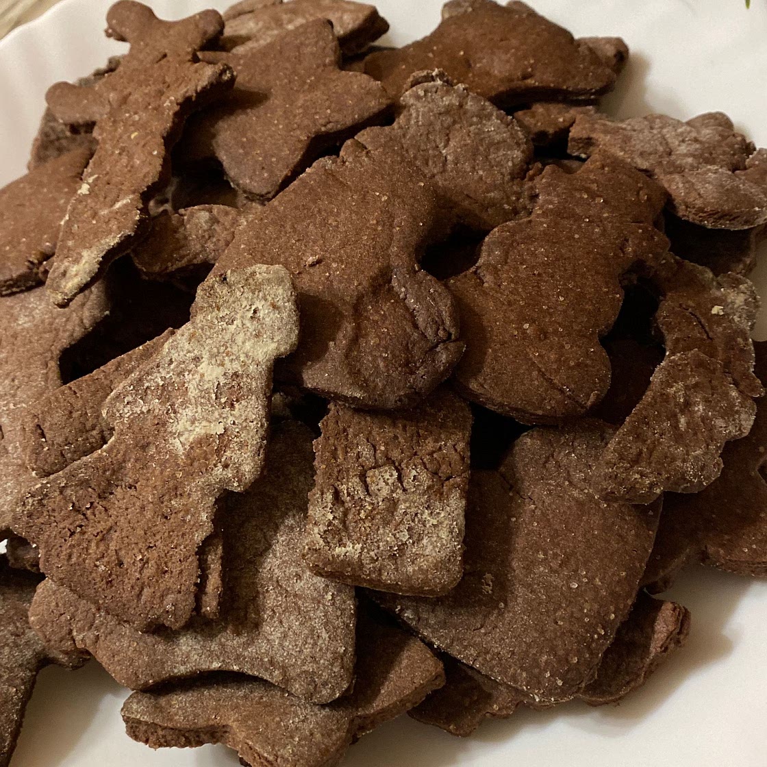 Chocolate sugar cookies ❄️