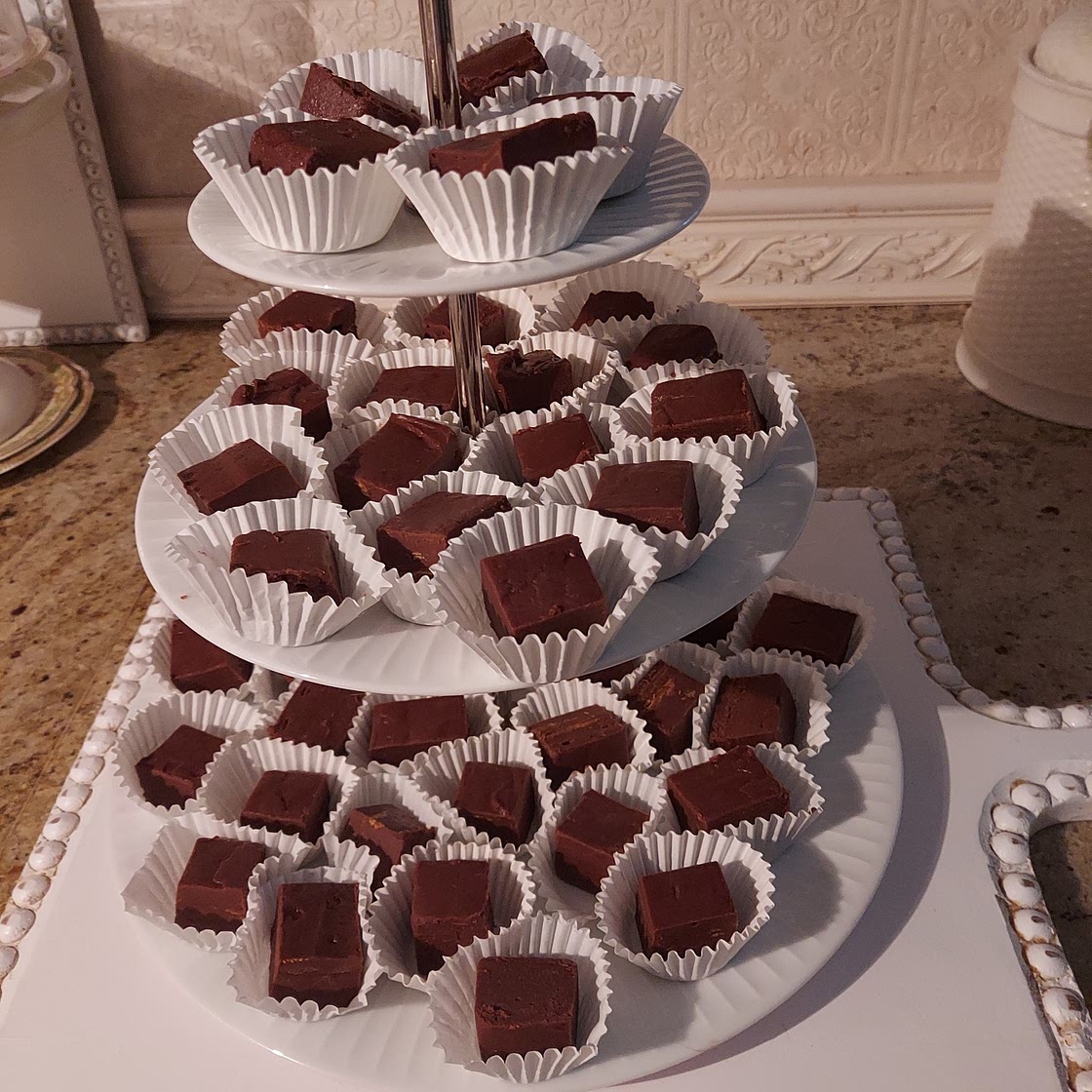 Chocolate caramel fudge
