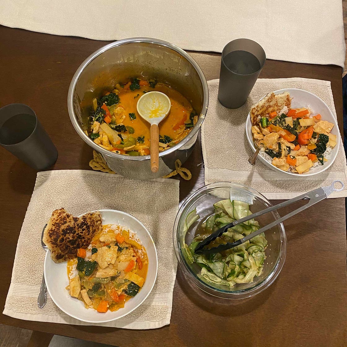 Instant Pot Thai Red Curry with Chicken