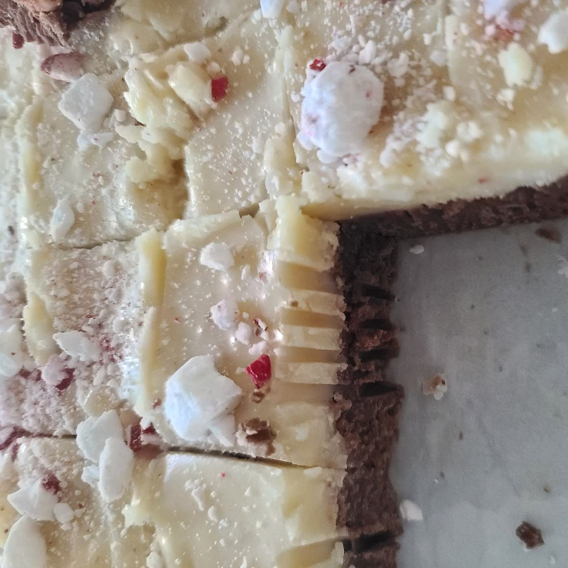 Easy Peppermint Bark Fudge