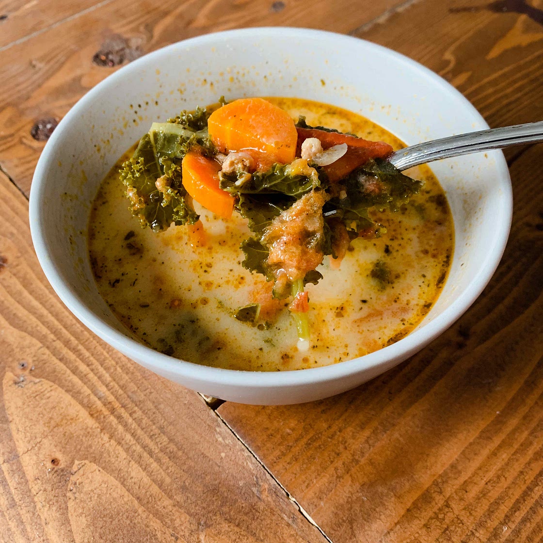 Creamy sausage & tomato soup (instant pot)