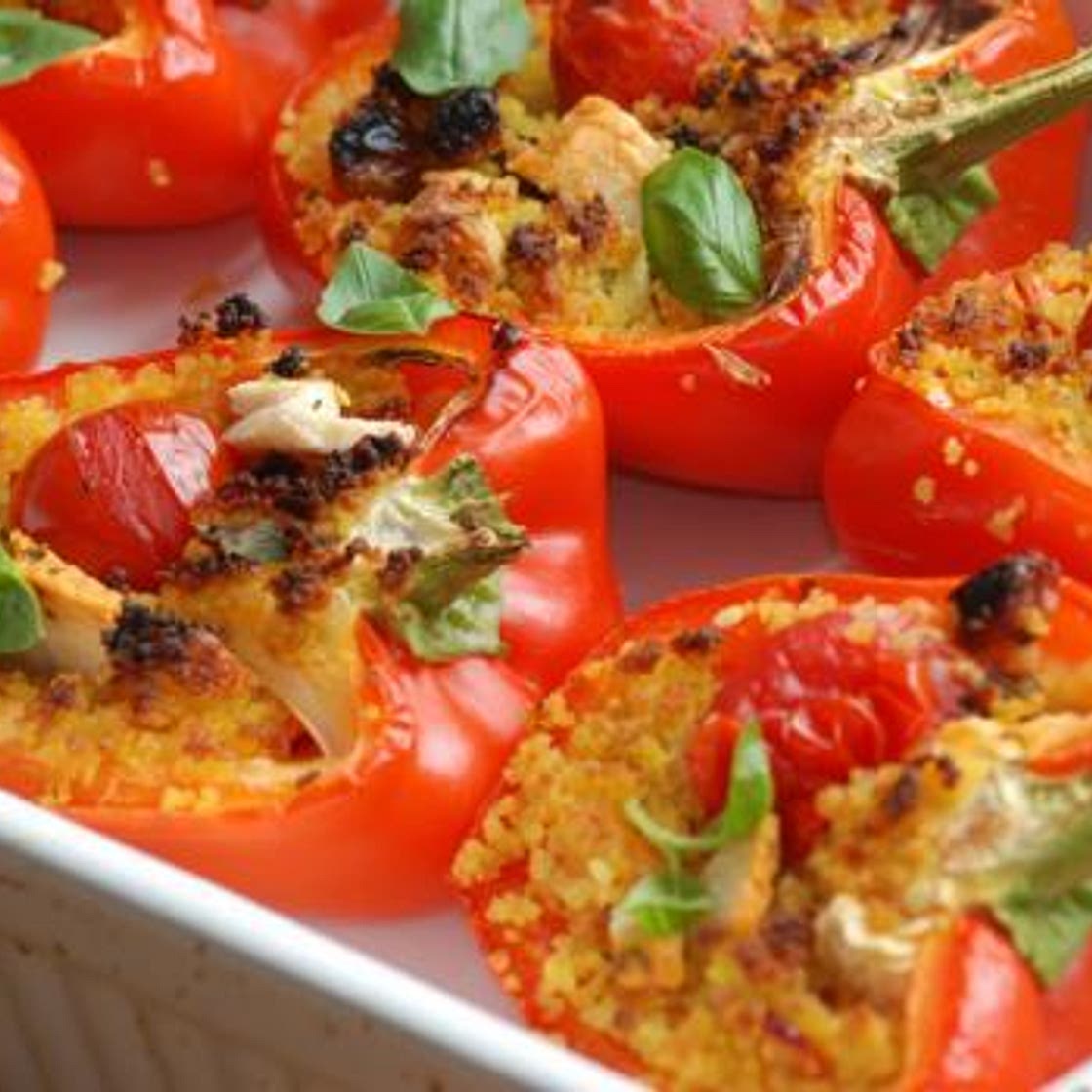 Recette de Poivrons rouges vitaminés au quinoa spécial contrôle du poids