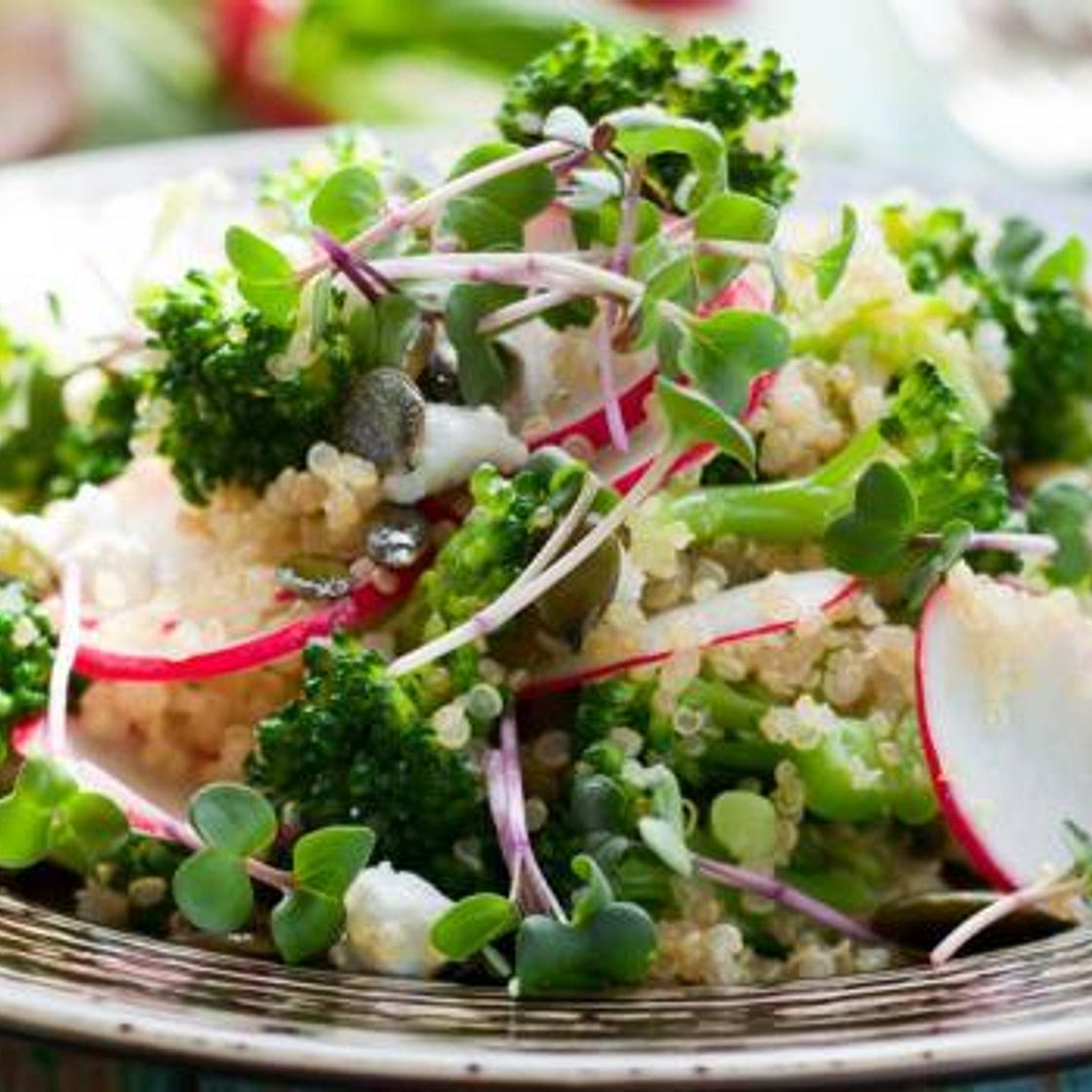 Recette de Quinoa minceur aux brocolis et radis