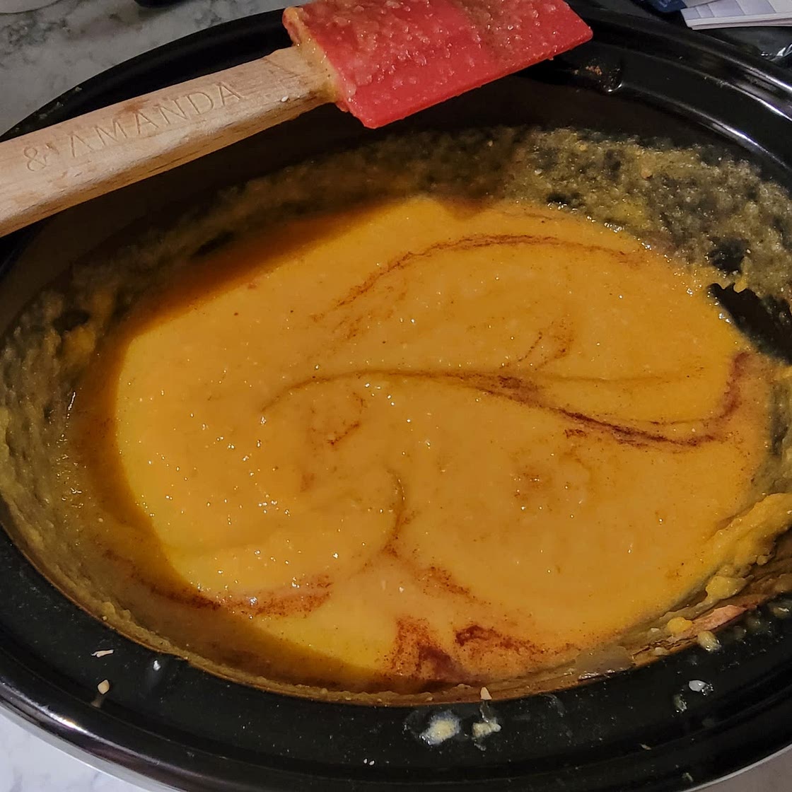 Butternut squash soup with chilli & crème fraîche