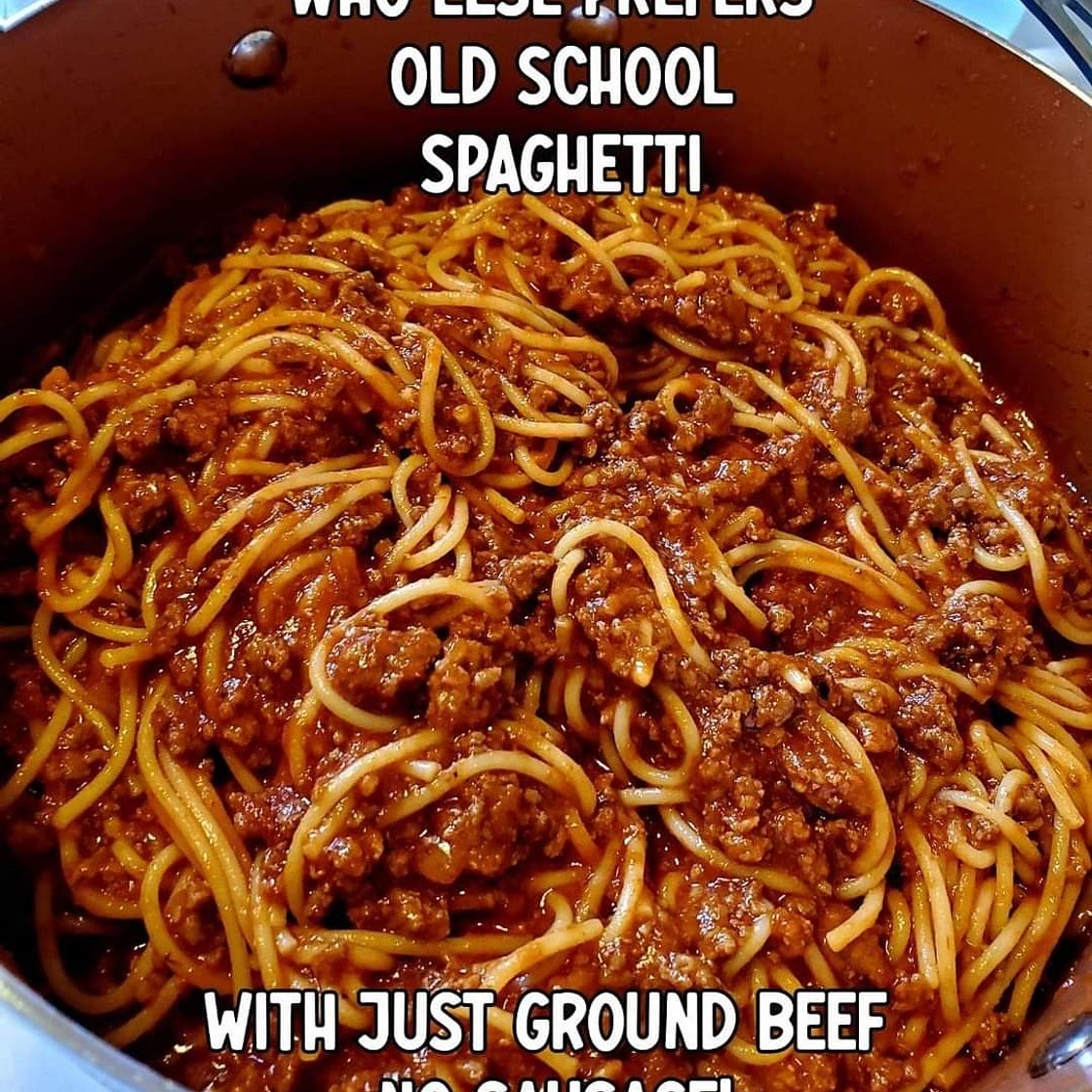 best Old School Spaghetti Recipe