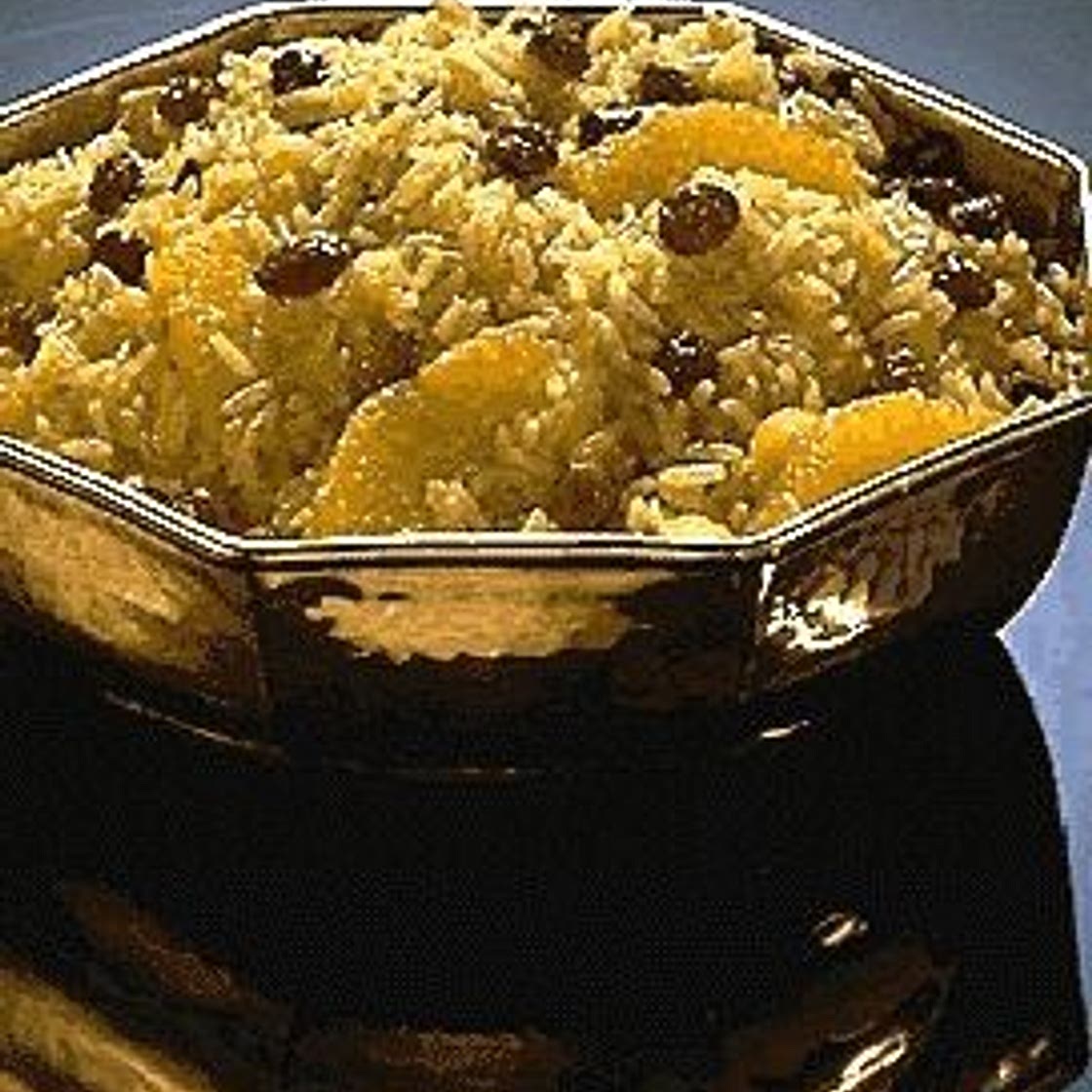 Riz doux à l'orange