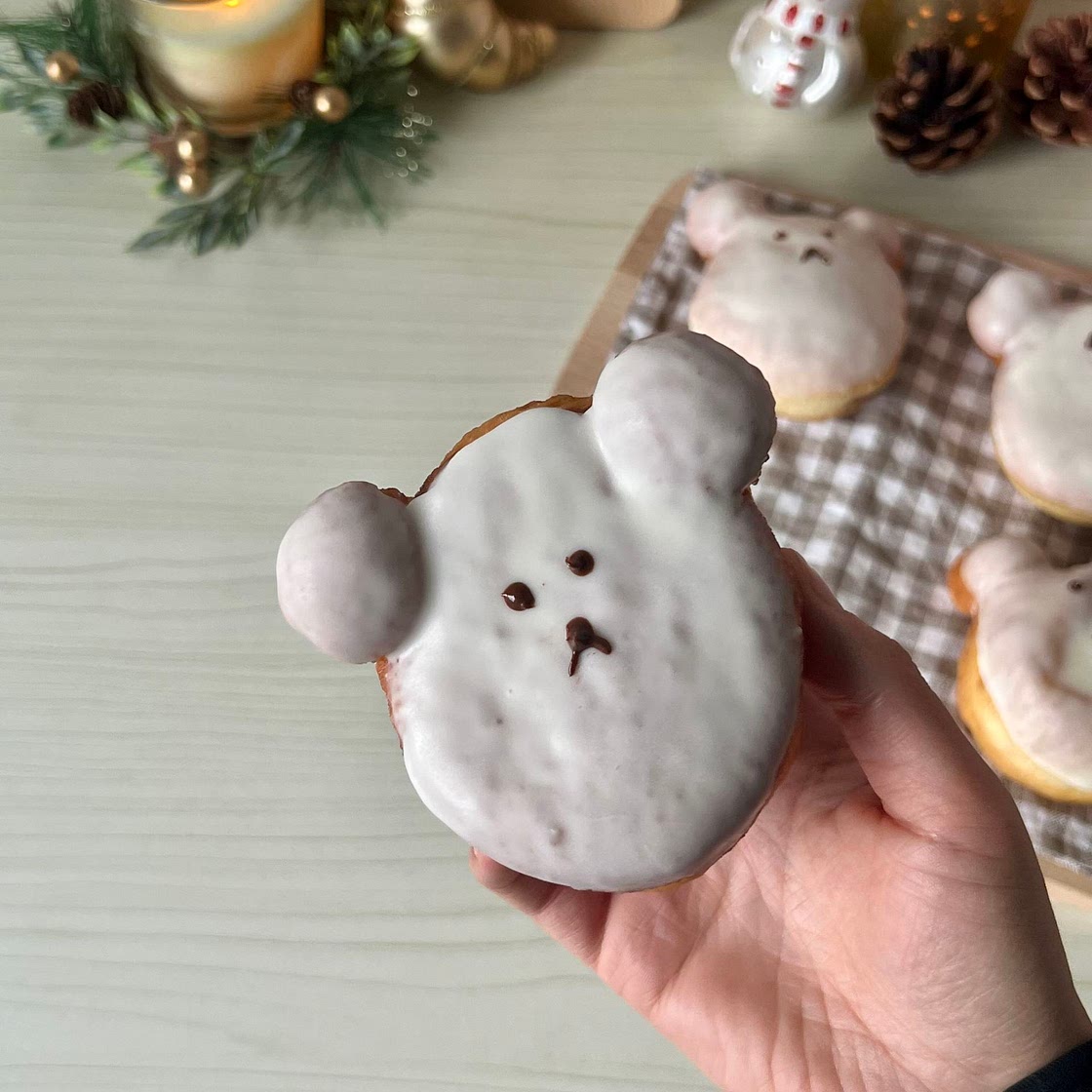 Polar bear donuts