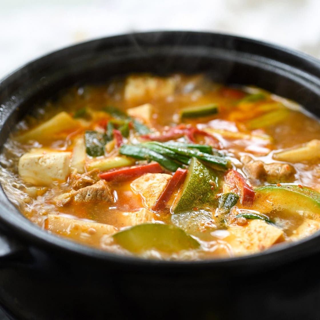 Korean Soybean Paste Stew (Doenjang Jjijae)
