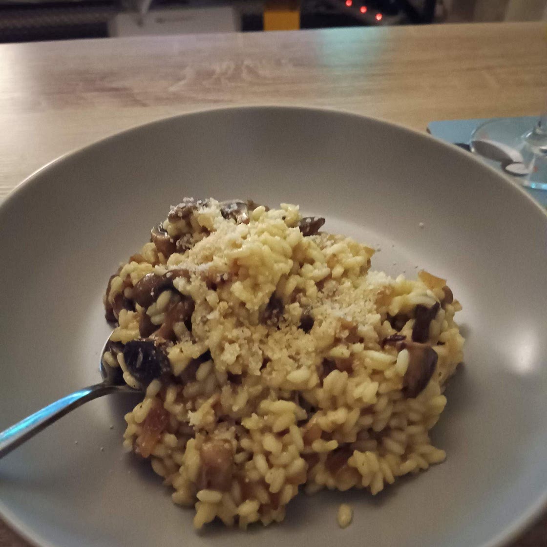 Risotto with mushrooms