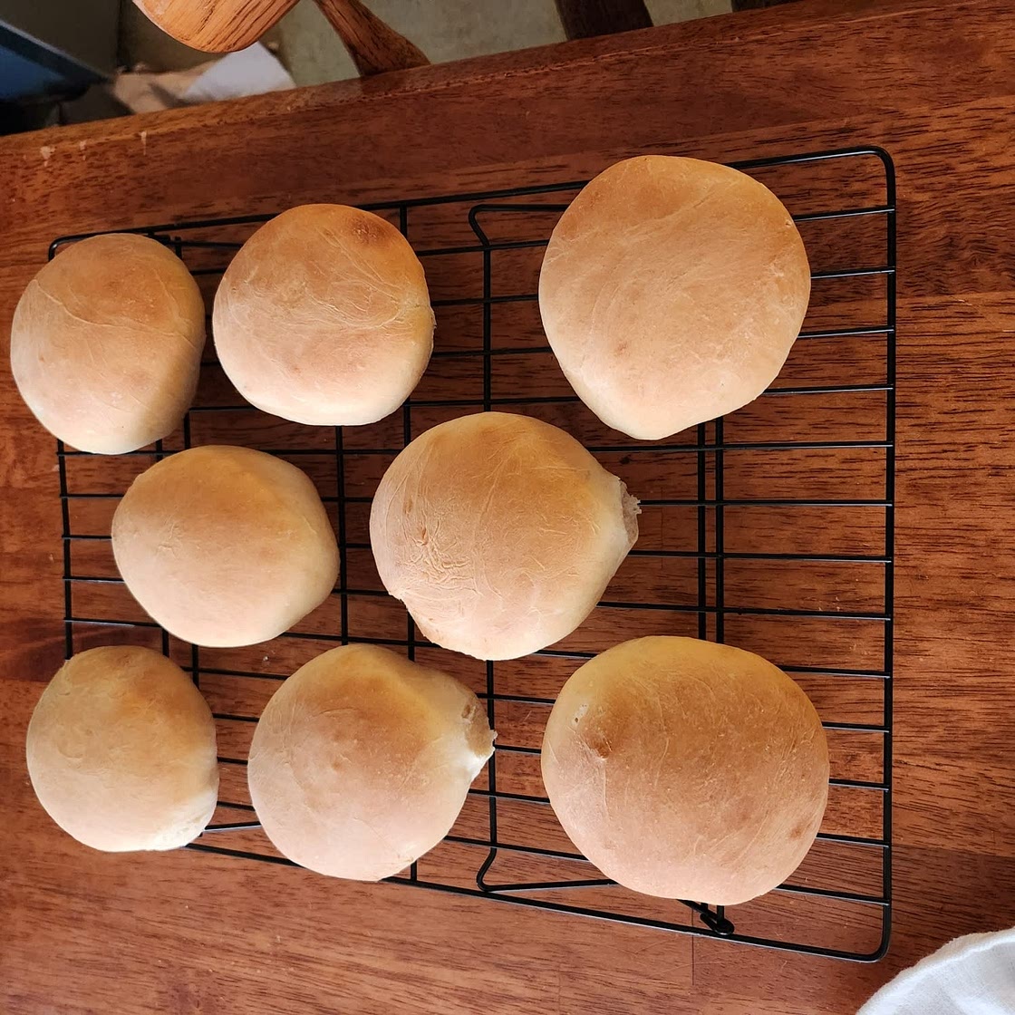 Homemade Hamburger Buns (Bread Machine)