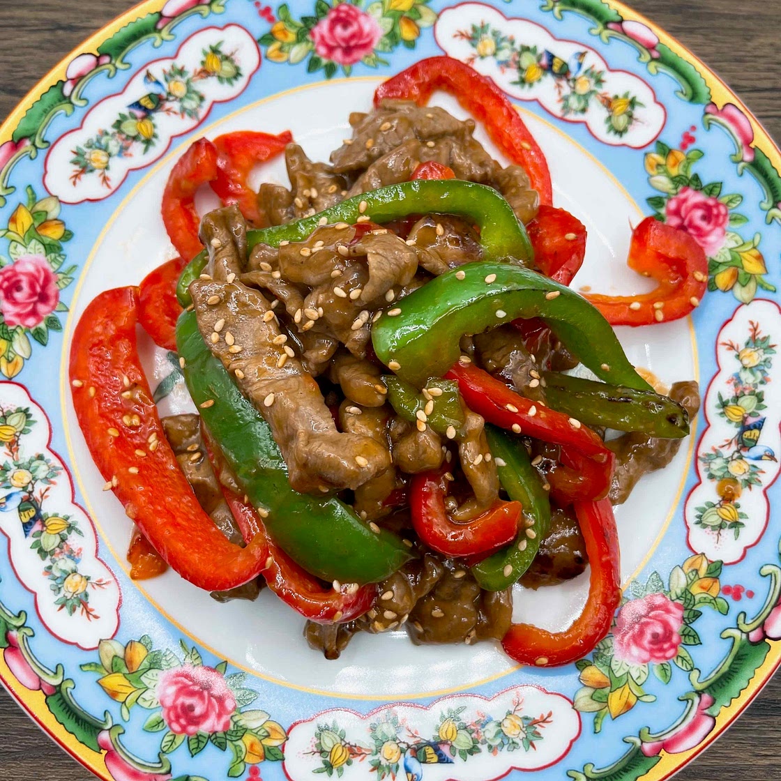 Shredded Beef and Peppers