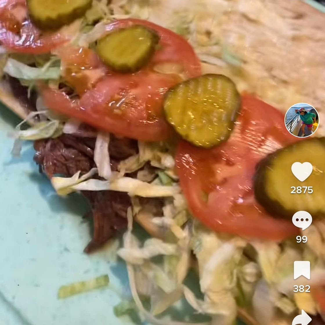 Roast beef Poboy sandwich