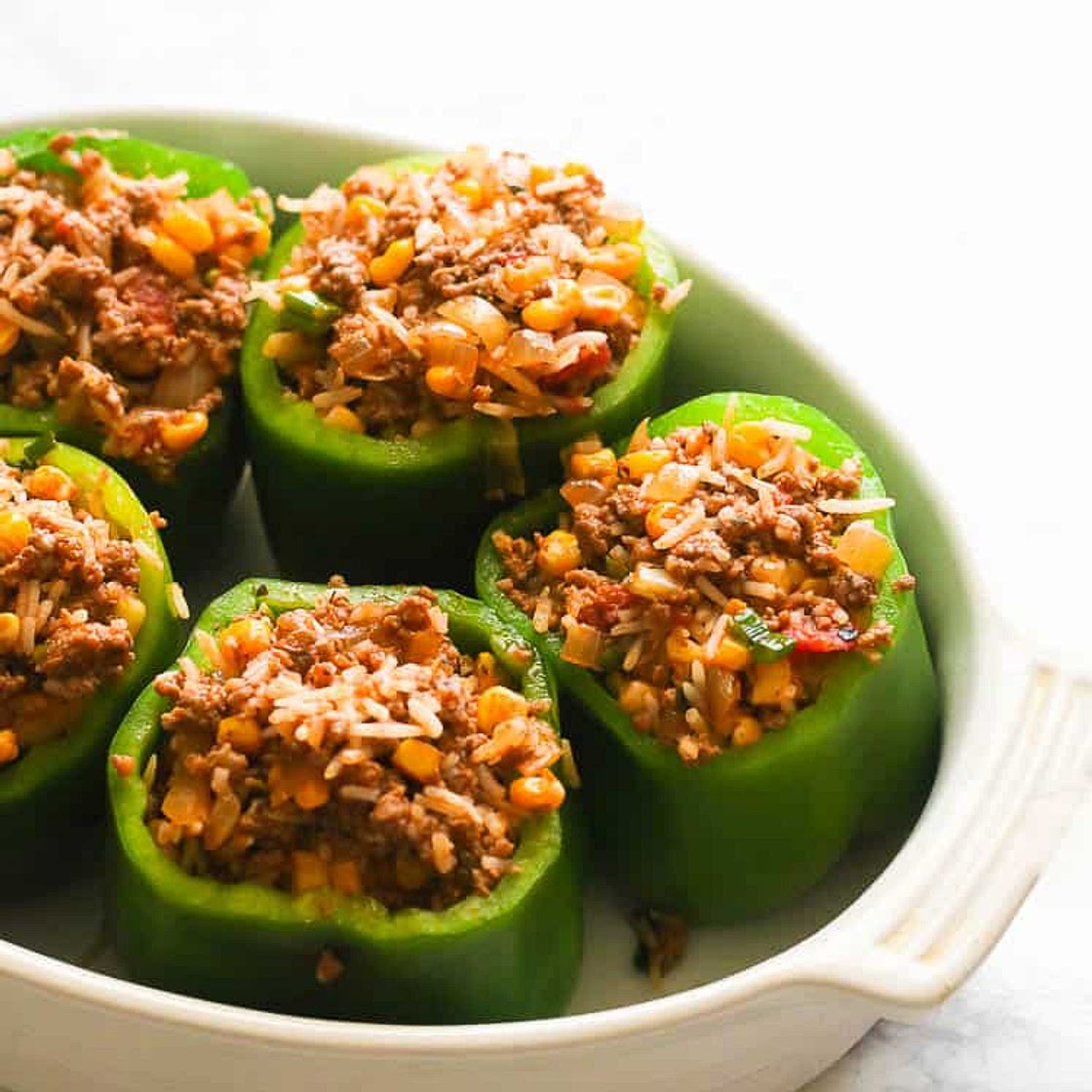 Stuffed Green Peppers