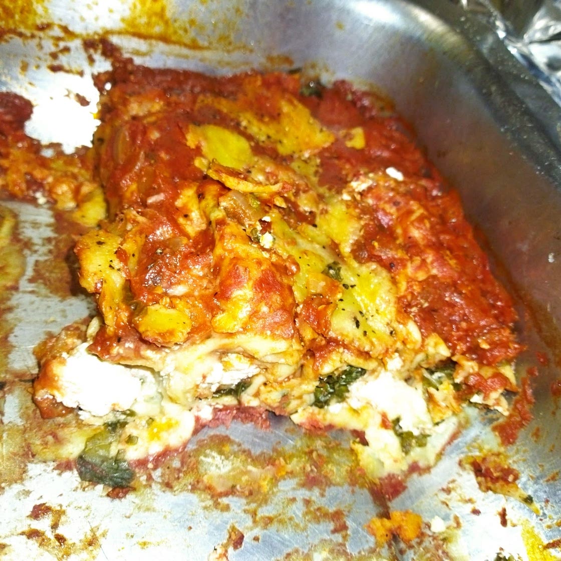 Spinach Ricotta Cannelloni