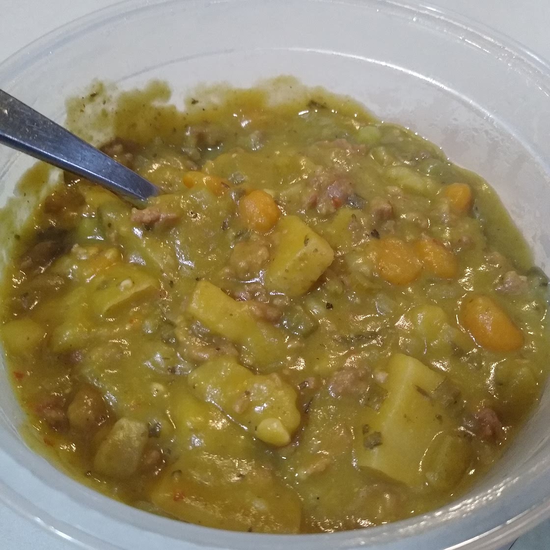 Spicy Italian Split Pea (pressure cooker)