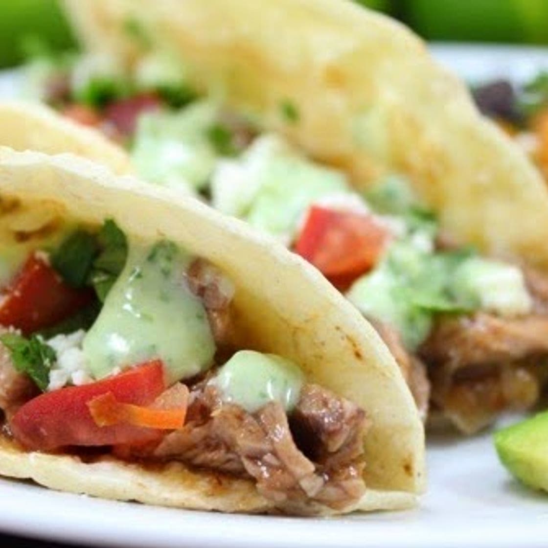 Copycat Cafe Rio Shredded Beef Tacos