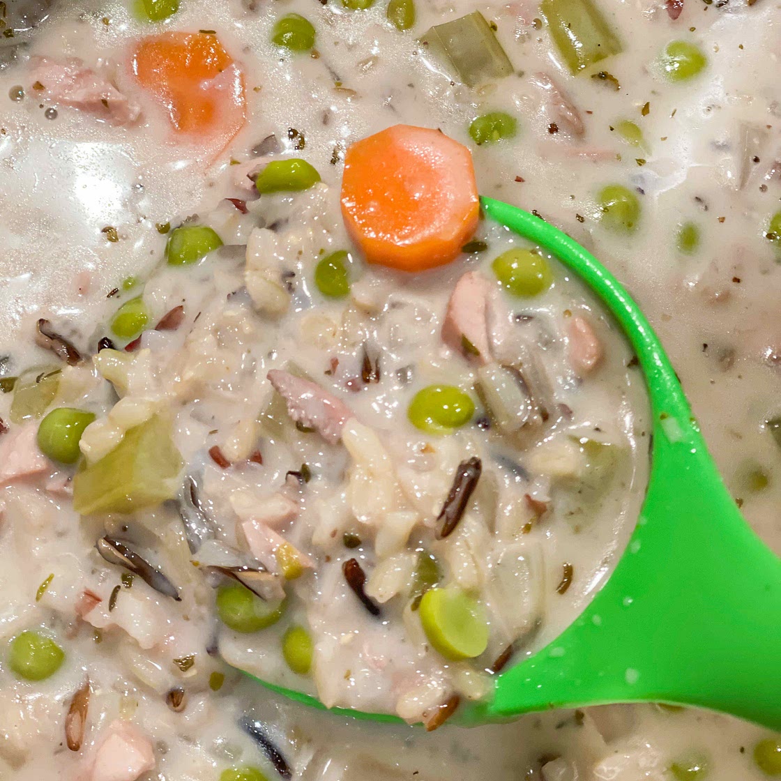 Chicken and wild rice soup 