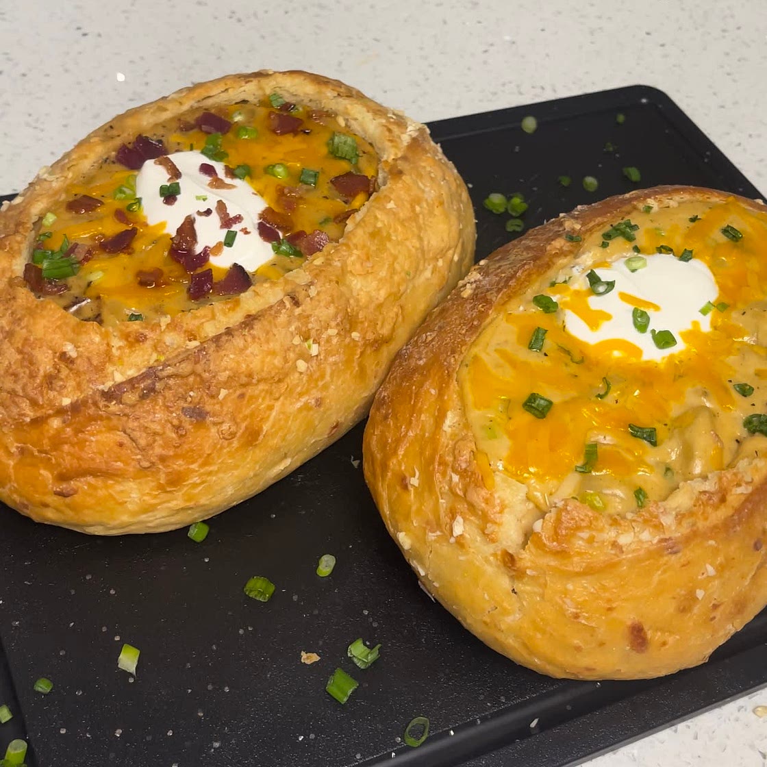 Potato Soup Bread Bowl