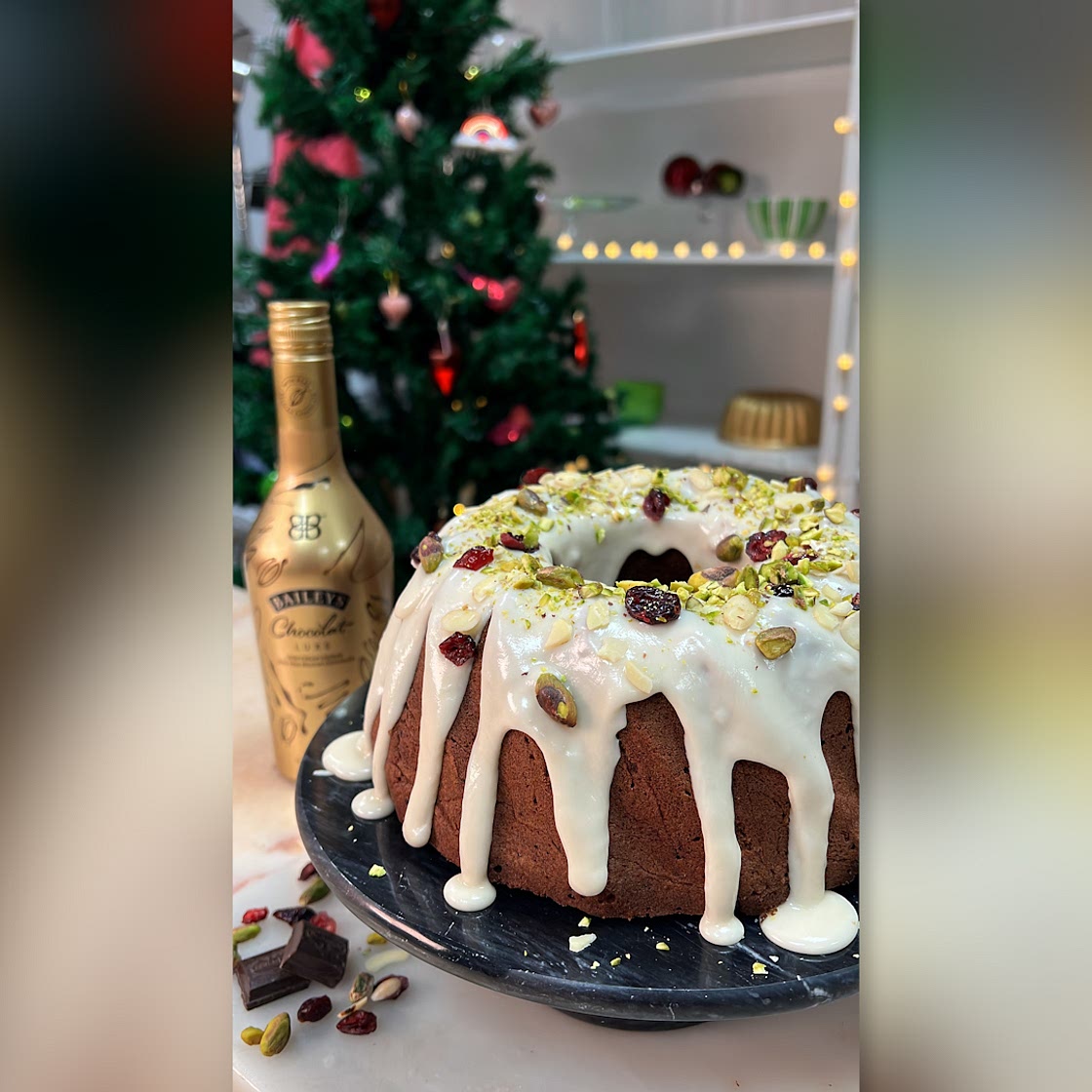Dee's Baileys Frosted Bundt Cake