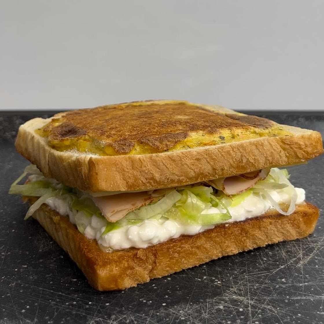 High Proteine omelette toast Sandwich