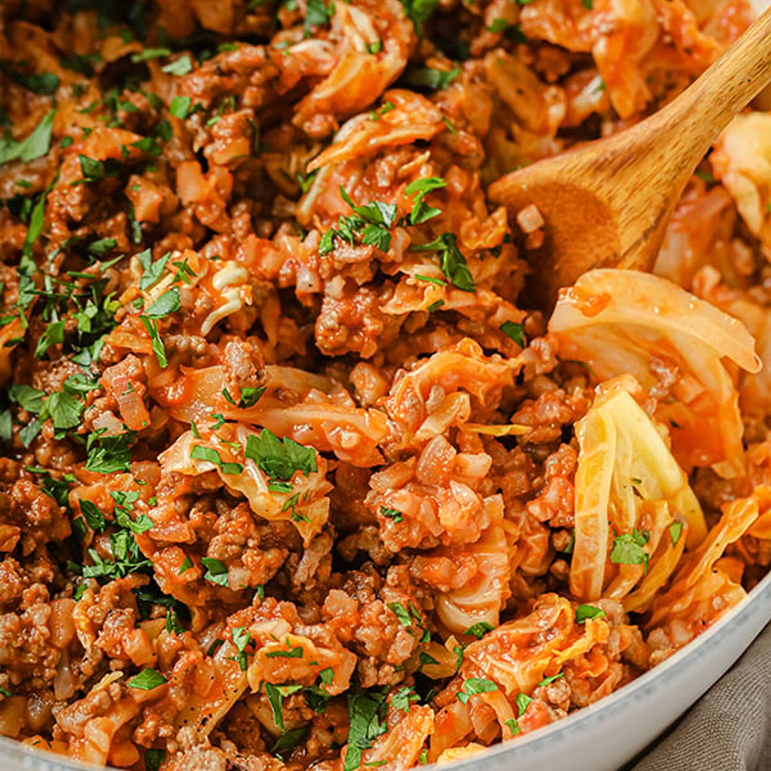 Easy One Pot Unstuffed Cabbage Roll