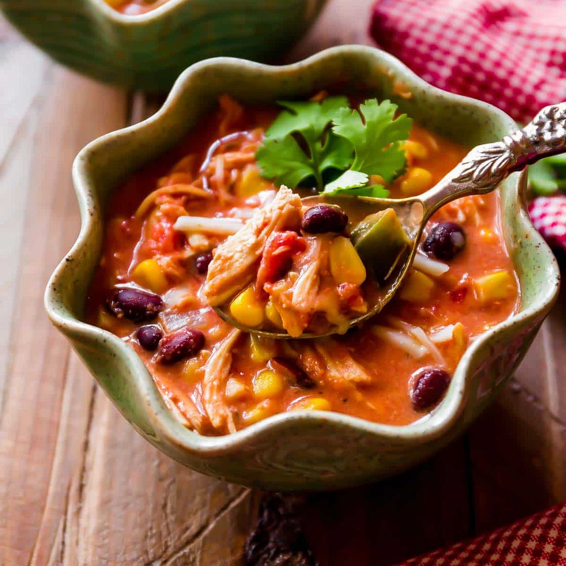 Slow Cooker Chicken Chili