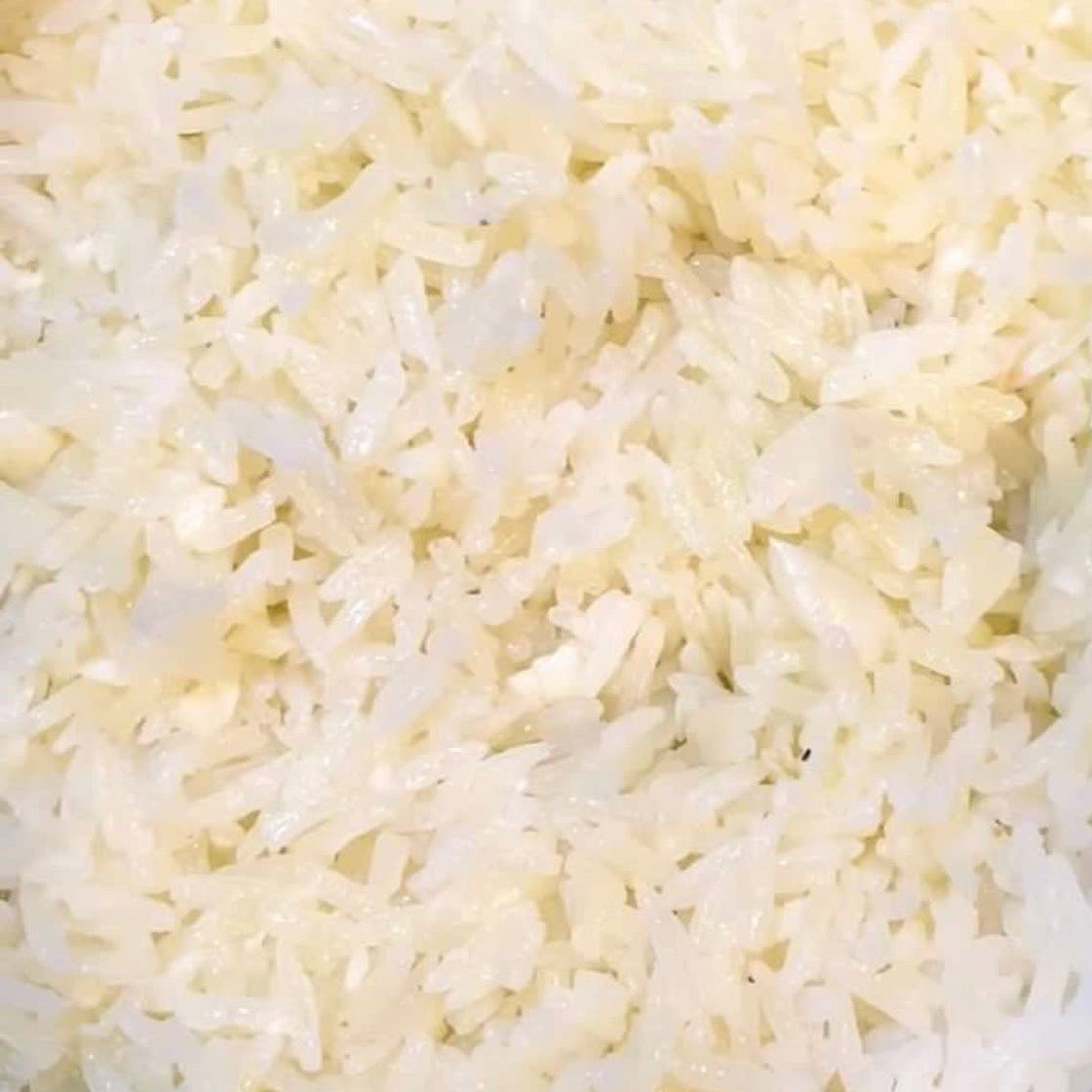 The Perfect Garlic White Rice 