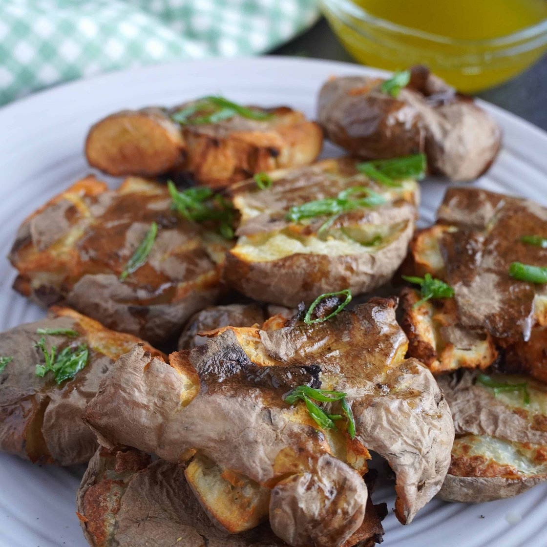Air Fryer Smashed Potatoes