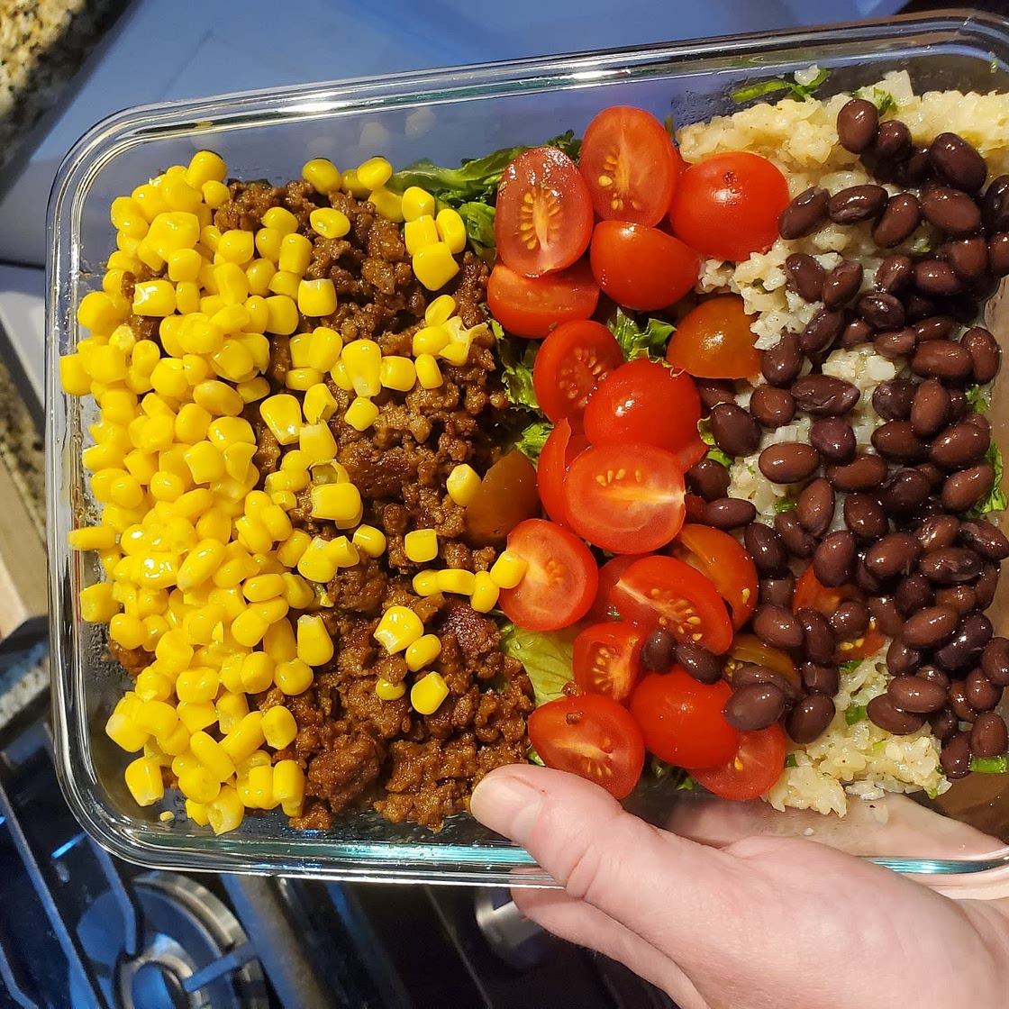 Chicken Burrito Bowl | Lunch Meal Prep
