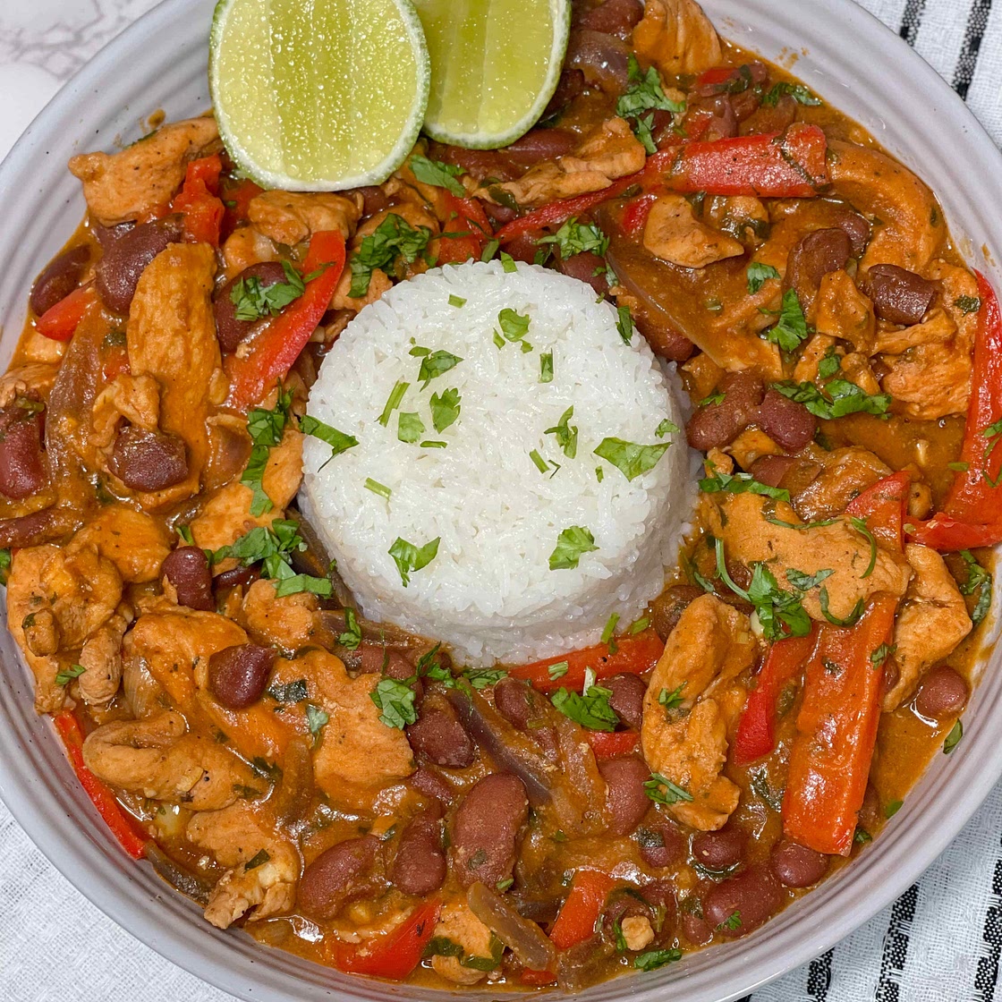 Chicken and Red Kidney bean stew