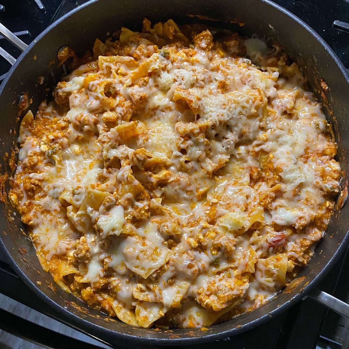 Easy Skillet Lasagna