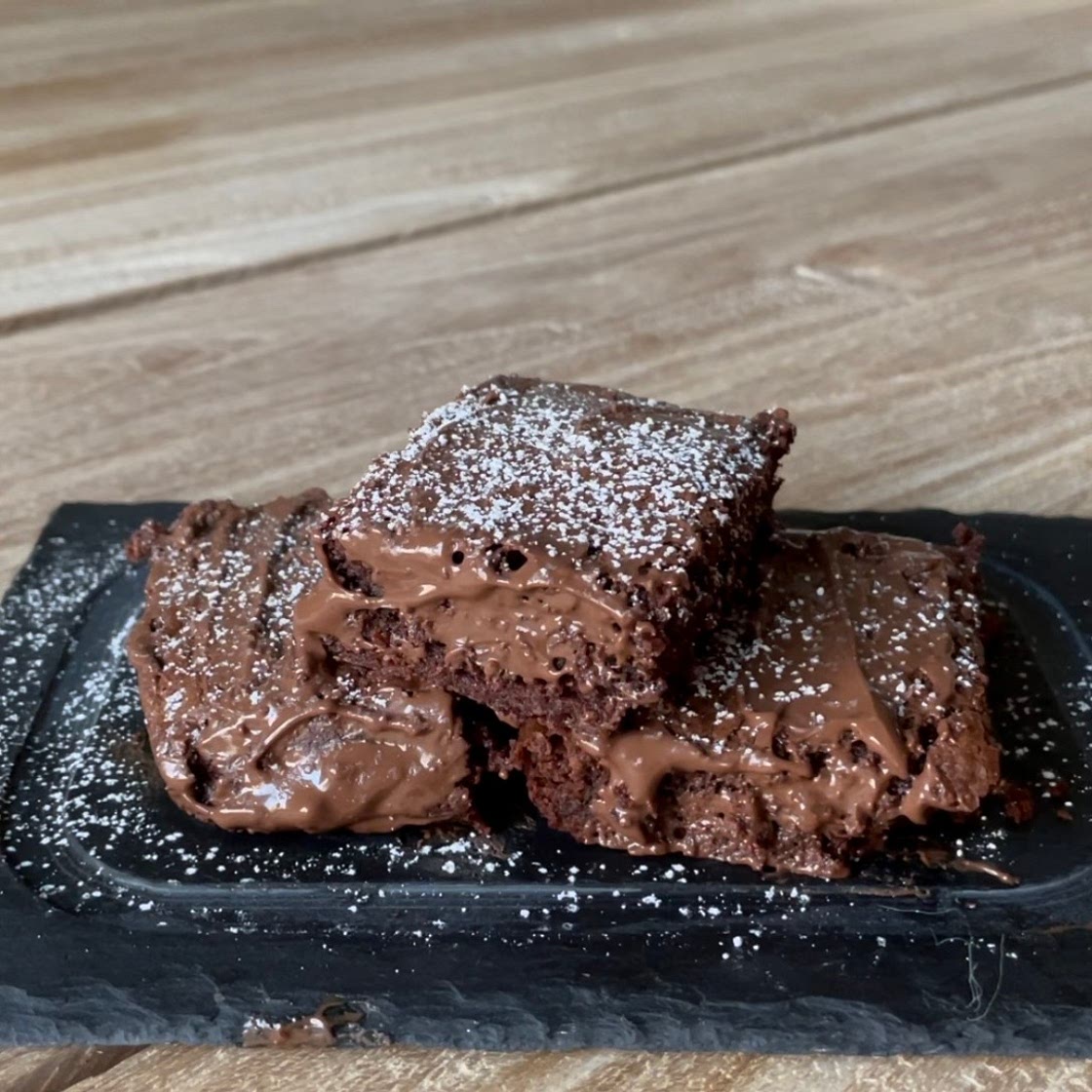 3 ingredient Nutella brownies