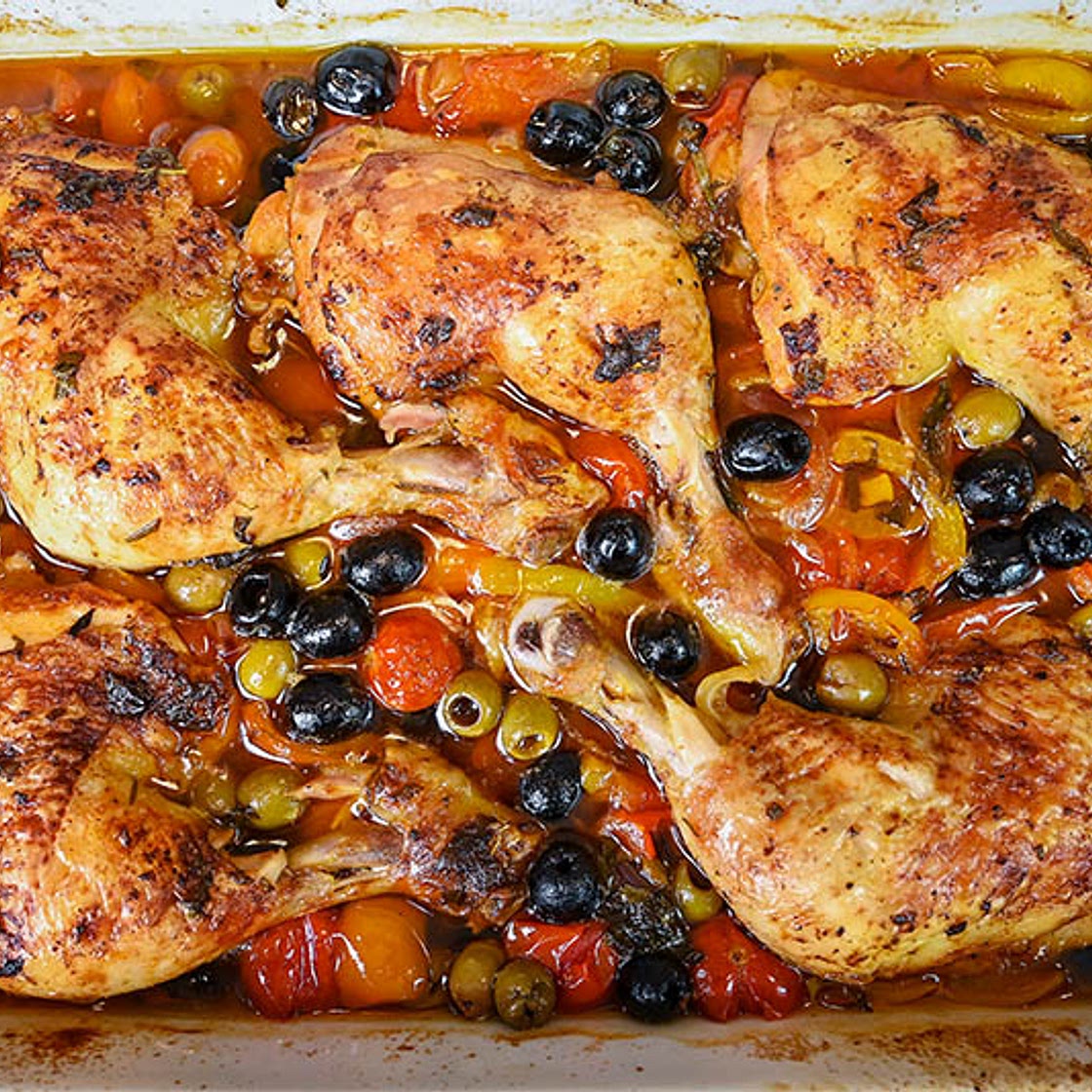 Baked Chicken Leg Quarters
