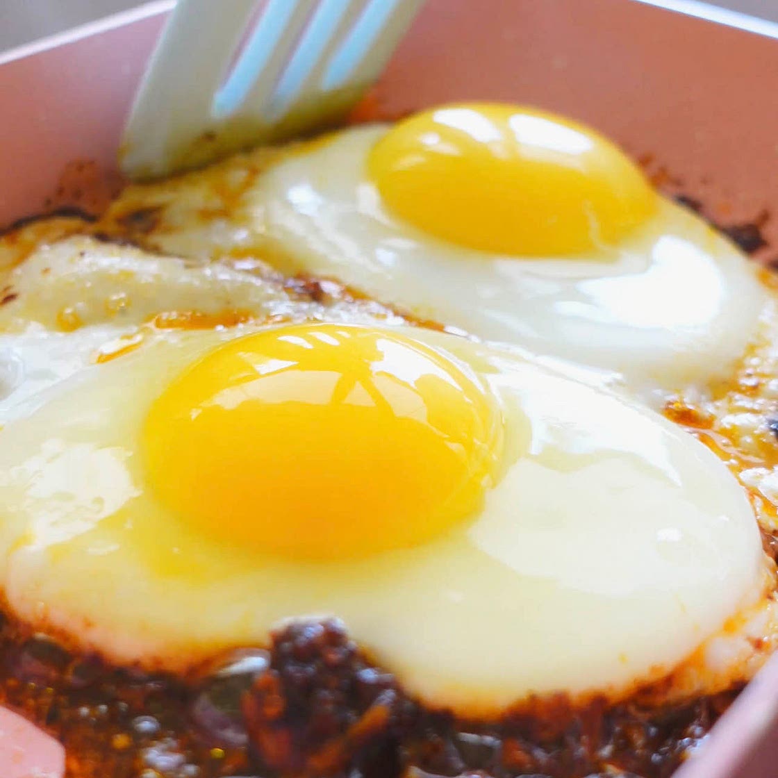 Chili Oil Fried Eggs