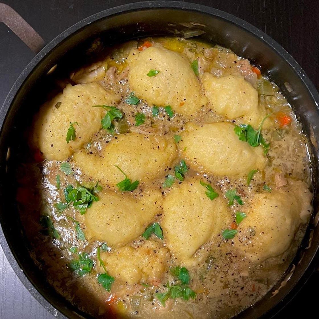 Homemade Chicken and Dumplings