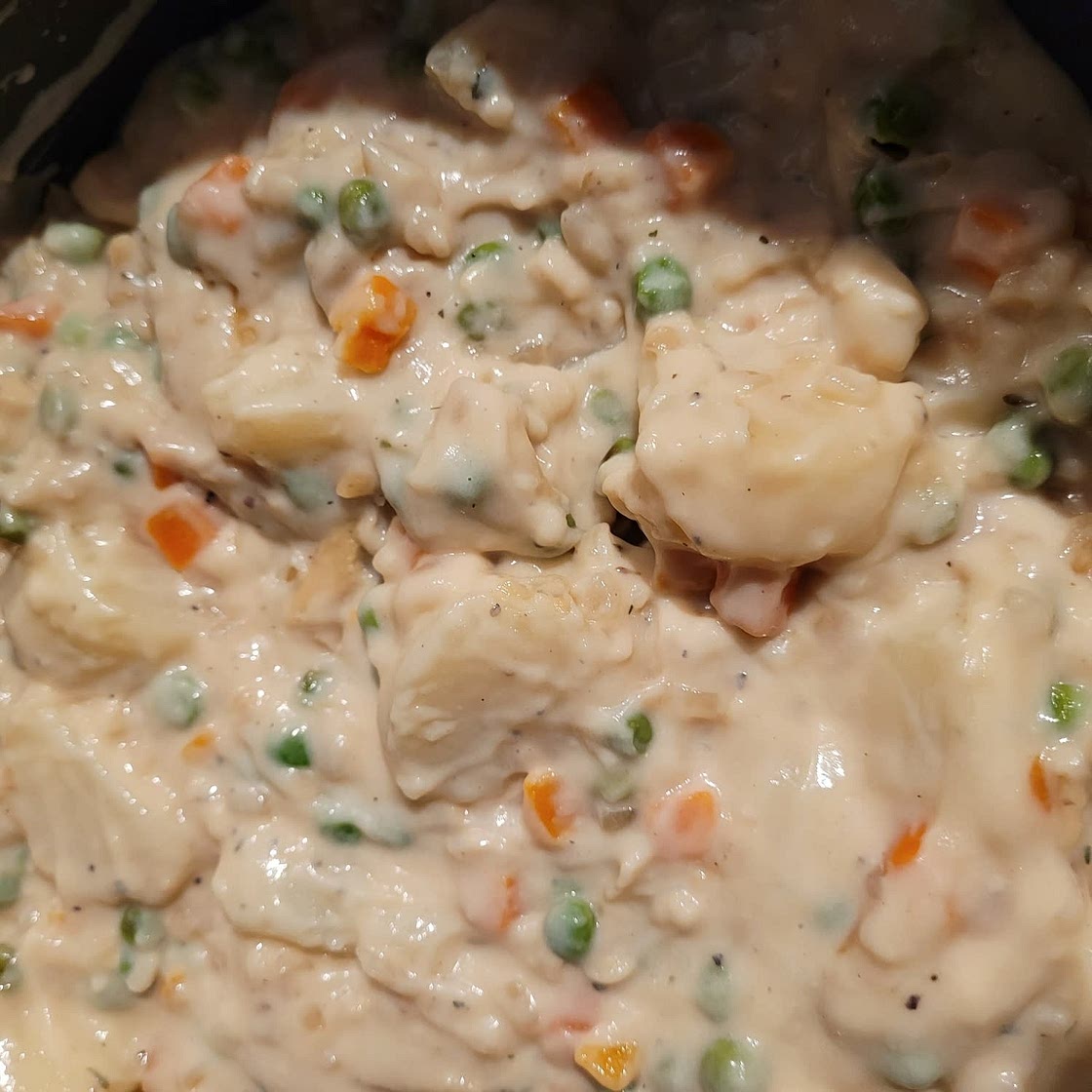 Mom’s Vegetarian Pot Pie Soup