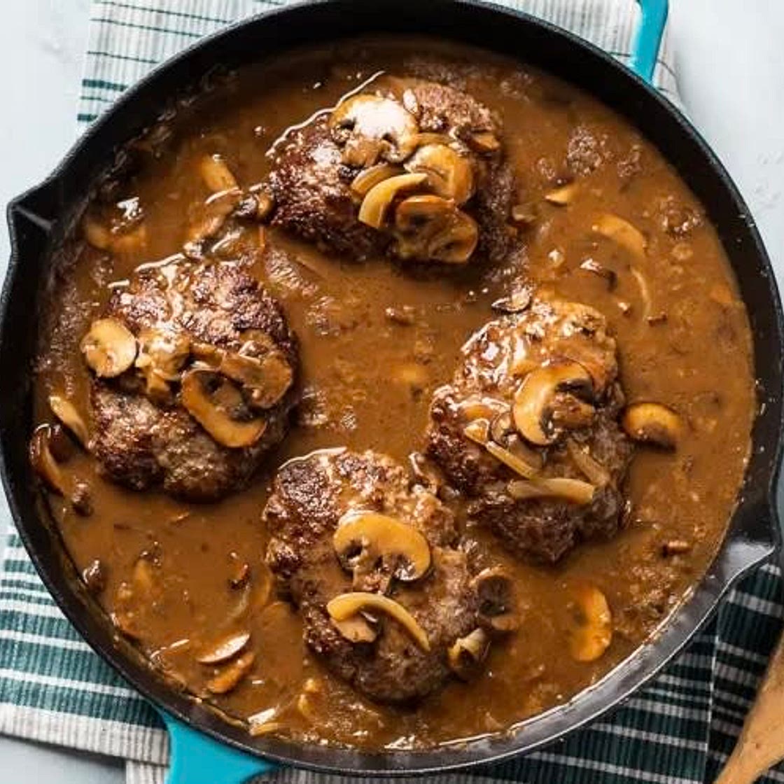 Salisbury Pumpkin n Lentil steak
