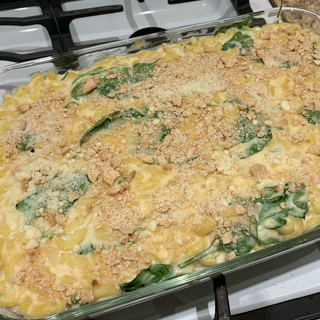 Spinach Ricotta Mac & Cheese