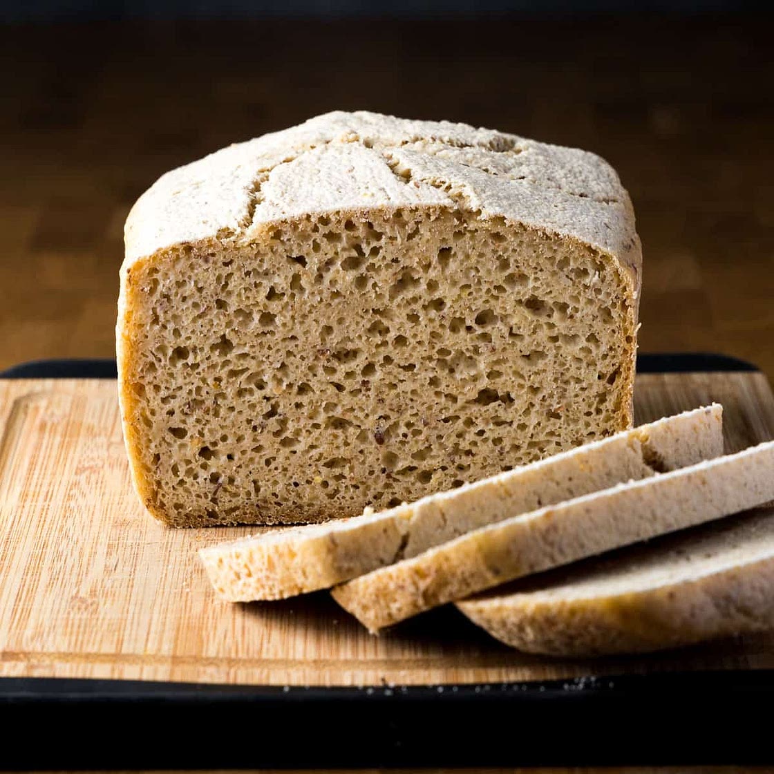 Vegan Gluten-Free Bread Machine Loaf