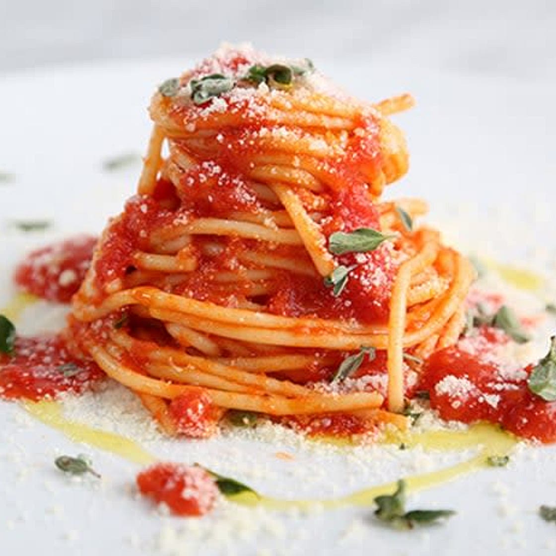 Spaghetti le pomodoro