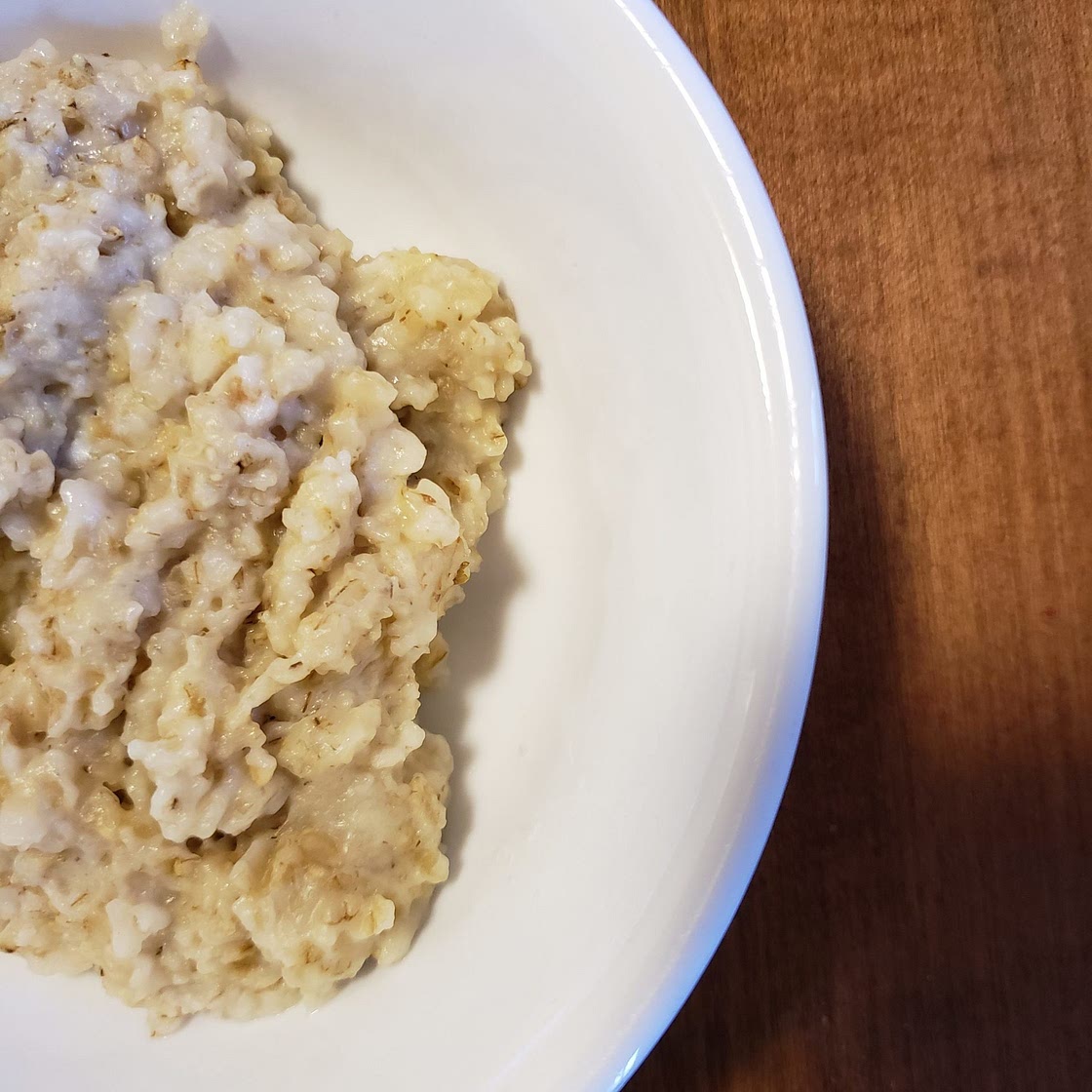 Oatmeal and eggs