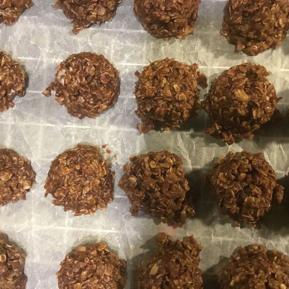 Stovetop Oatmeal Coconut Cookies