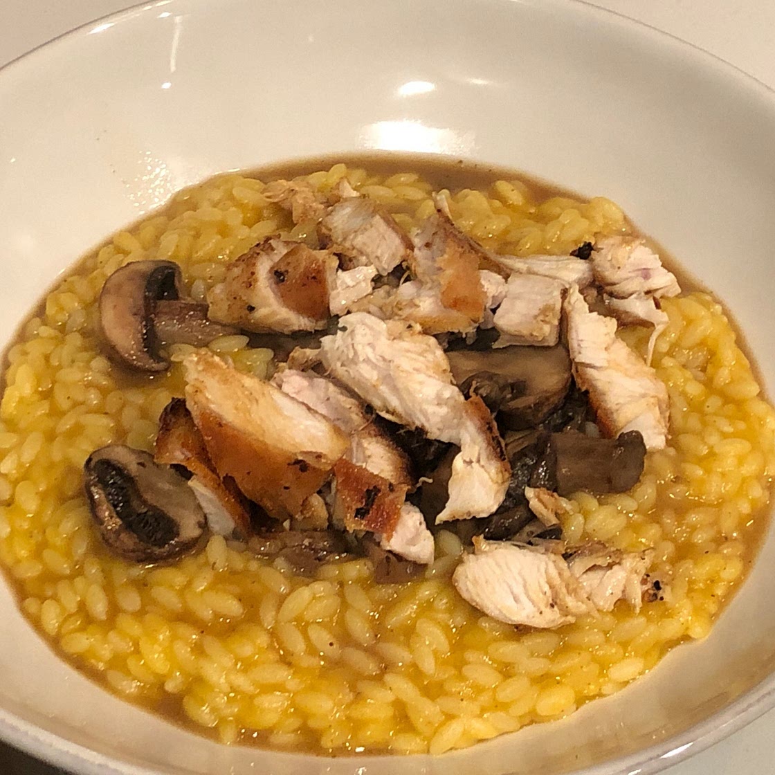 Pumpkin Orzo with Roasted Hennep Seeds