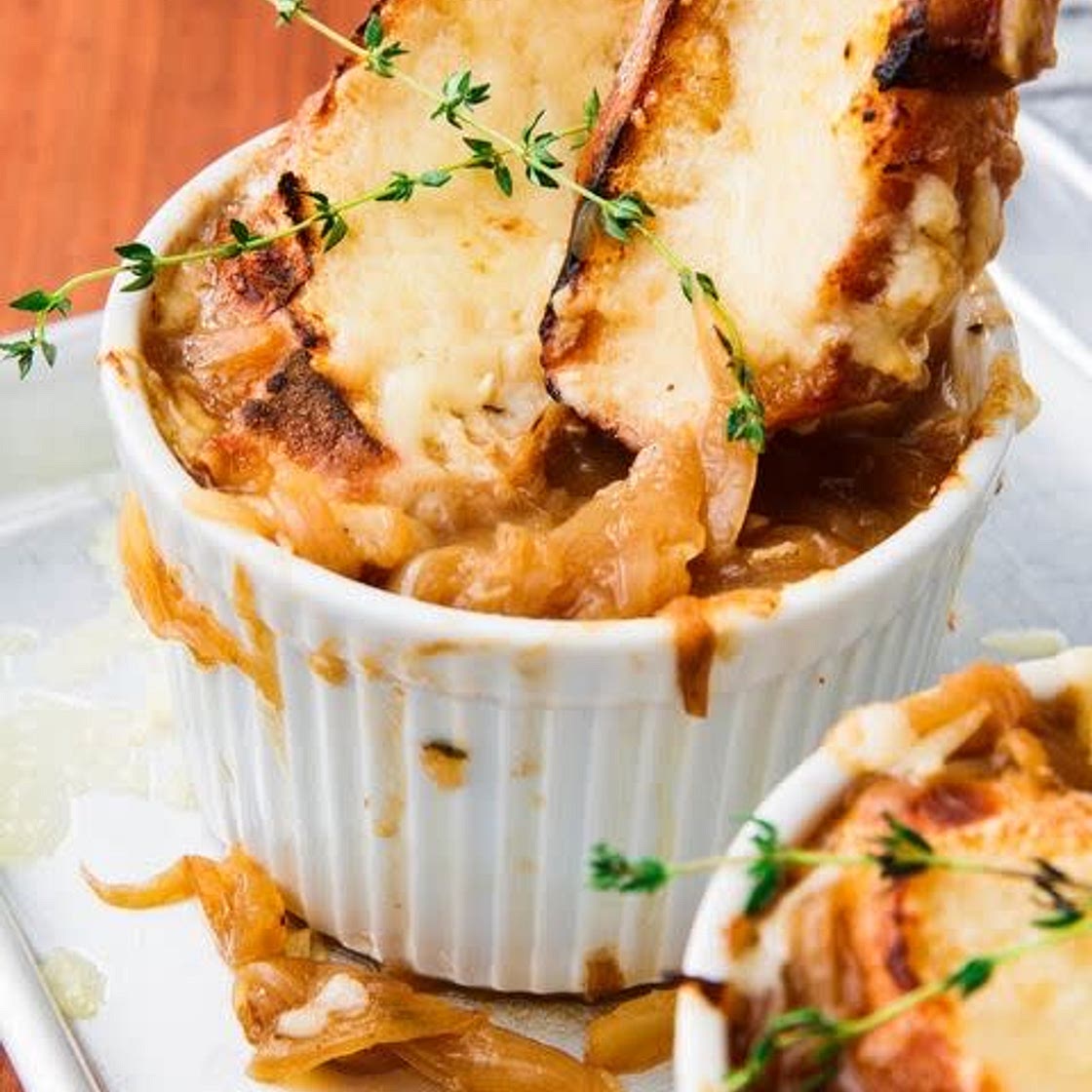 French onion soup 