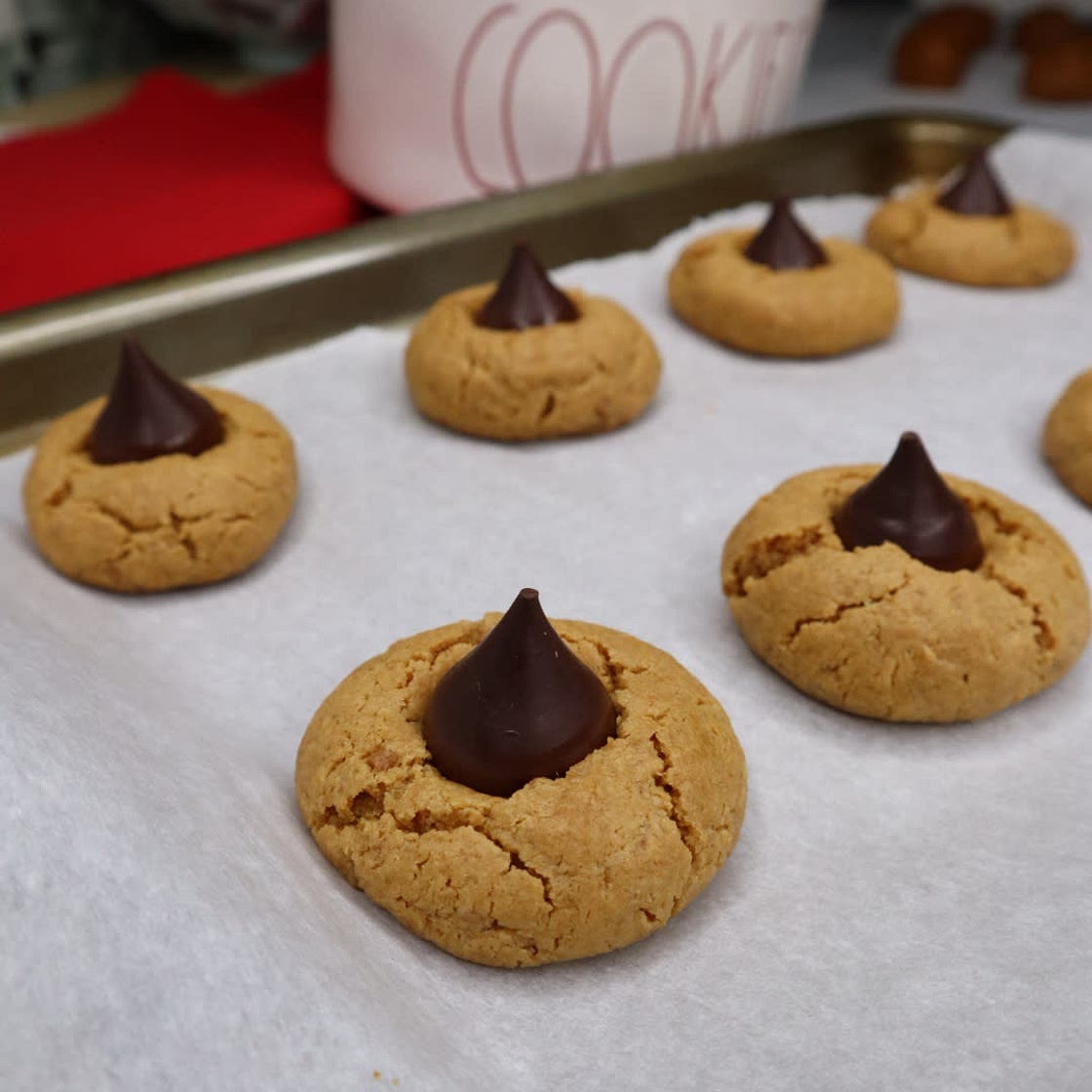 Peanut Butter Blossom Cookies